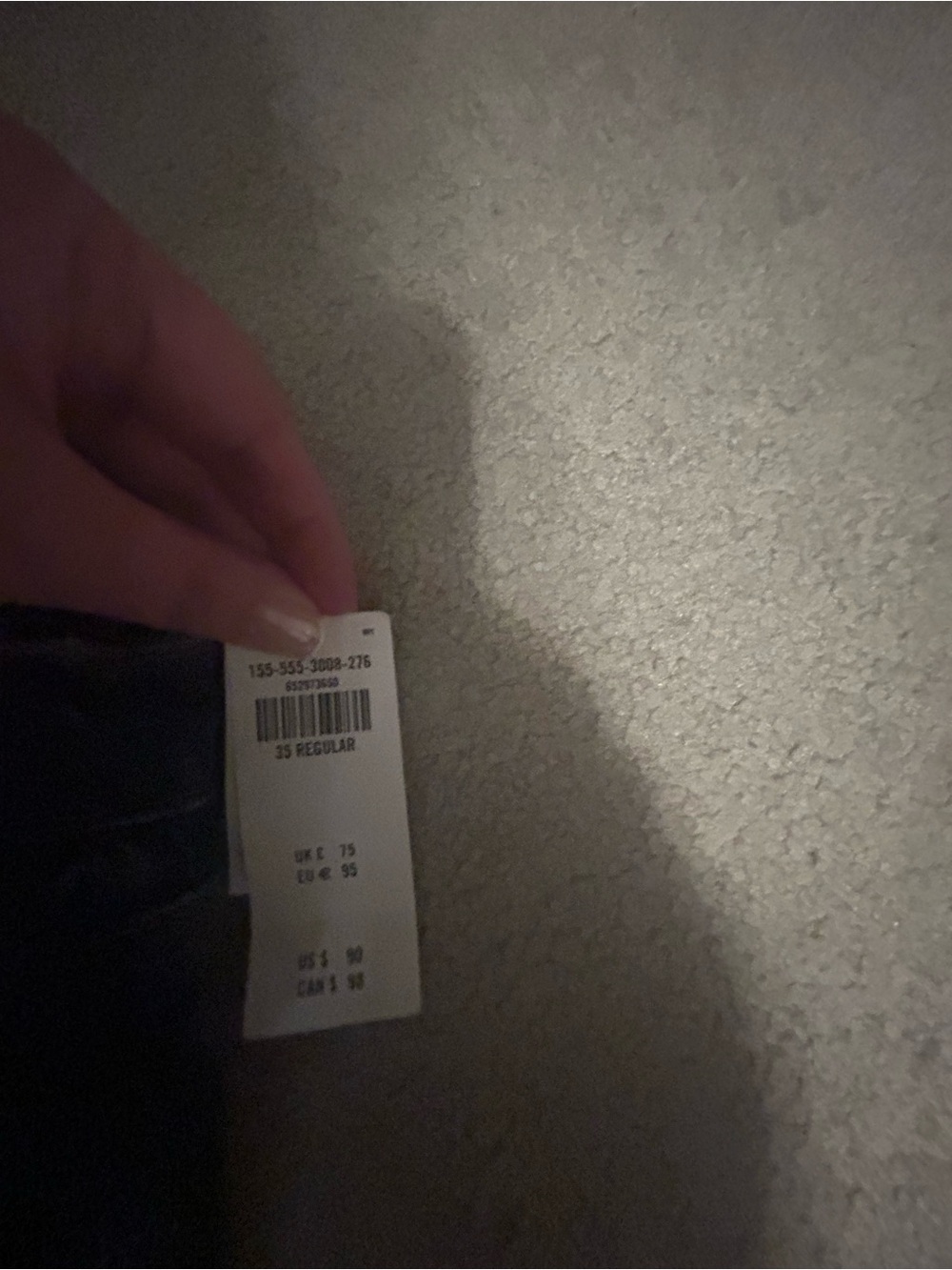 Abercrombie High Rise Straight Leg Dark Blue Jeans - Picture 5 of 5